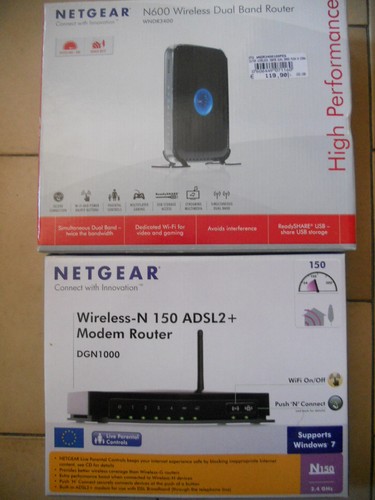 Modem netgear n600 dual band - (dual,